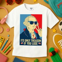 Its Only Treason If You Lose George Washington Kids T-Shirt