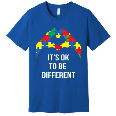 ItS Ok To Be Different Autism Awareness Month Acceptance Gift Premium T-Shirt