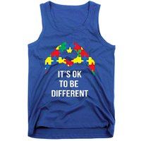 ItS Ok To Be Different Autism Awareness Month Acceptance Gift Tank Top