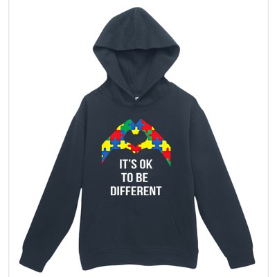 ItS Ok To Be Different Autism Awareness Month Acceptance Gift Urban Pullover Hoodie