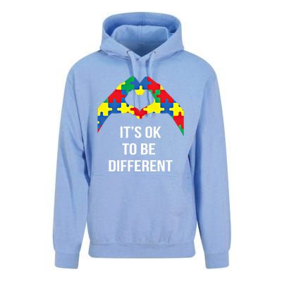 ItS Ok To Be Different Autism Awareness Month Acceptance Gift Unisex Surf Hoodie