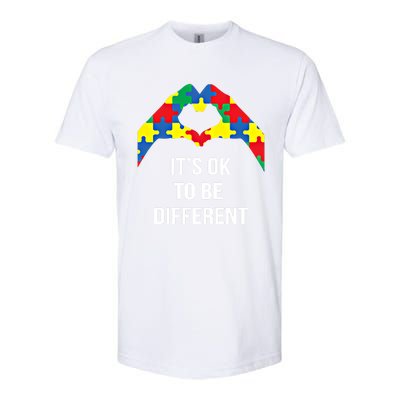 ItS Ok To Be Different Autism Awareness Month Acceptance Gift Softstyle CVC T-Shirt