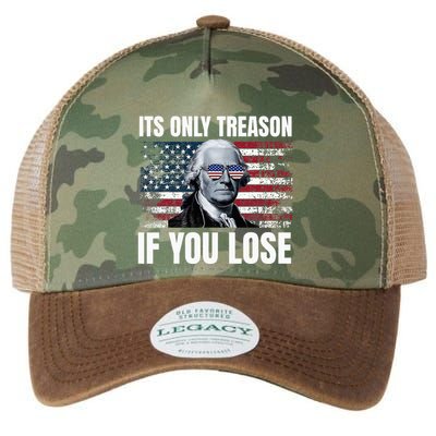 Its Only Treason If You Lose George Washington Legacy Tie Dye Trucker Hat