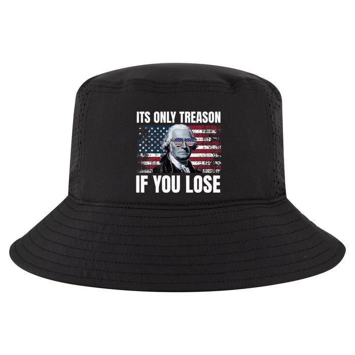 Its Only Treason If You Lose George Washington Cool Comfort Performance Bucket Hat