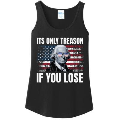 Its Only Treason If You Lose George Washington Ladies Essential Tank