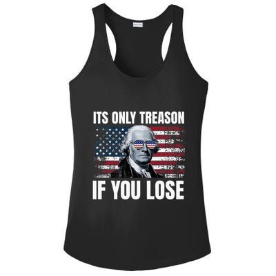 Its Only Treason If You Lose George Washington Ladies PosiCharge Competitor Racerback Tank