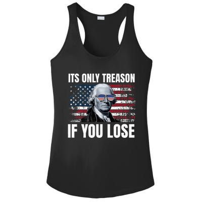 Its Only Treason If You Lose George Washington Ladies PosiCharge Competitor Racerback Tank