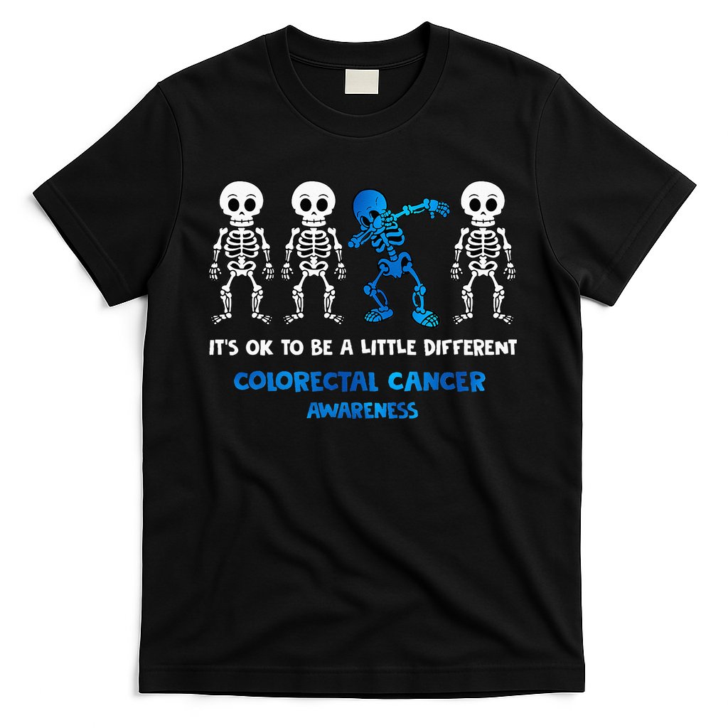 It's OK To Be A Little Different Colorectal Cancer Awareness T-Shirt