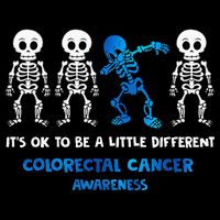 It's OK To Be A Little Different Colorectal Cancer Awareness T-Shirt