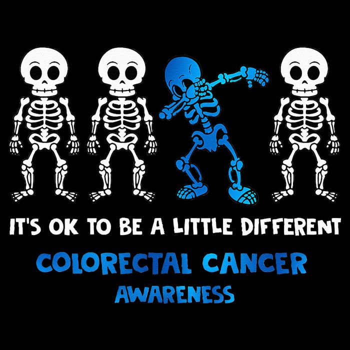 It's OK To Be A Little Different Colorectal Cancer Awareness T-Shirt