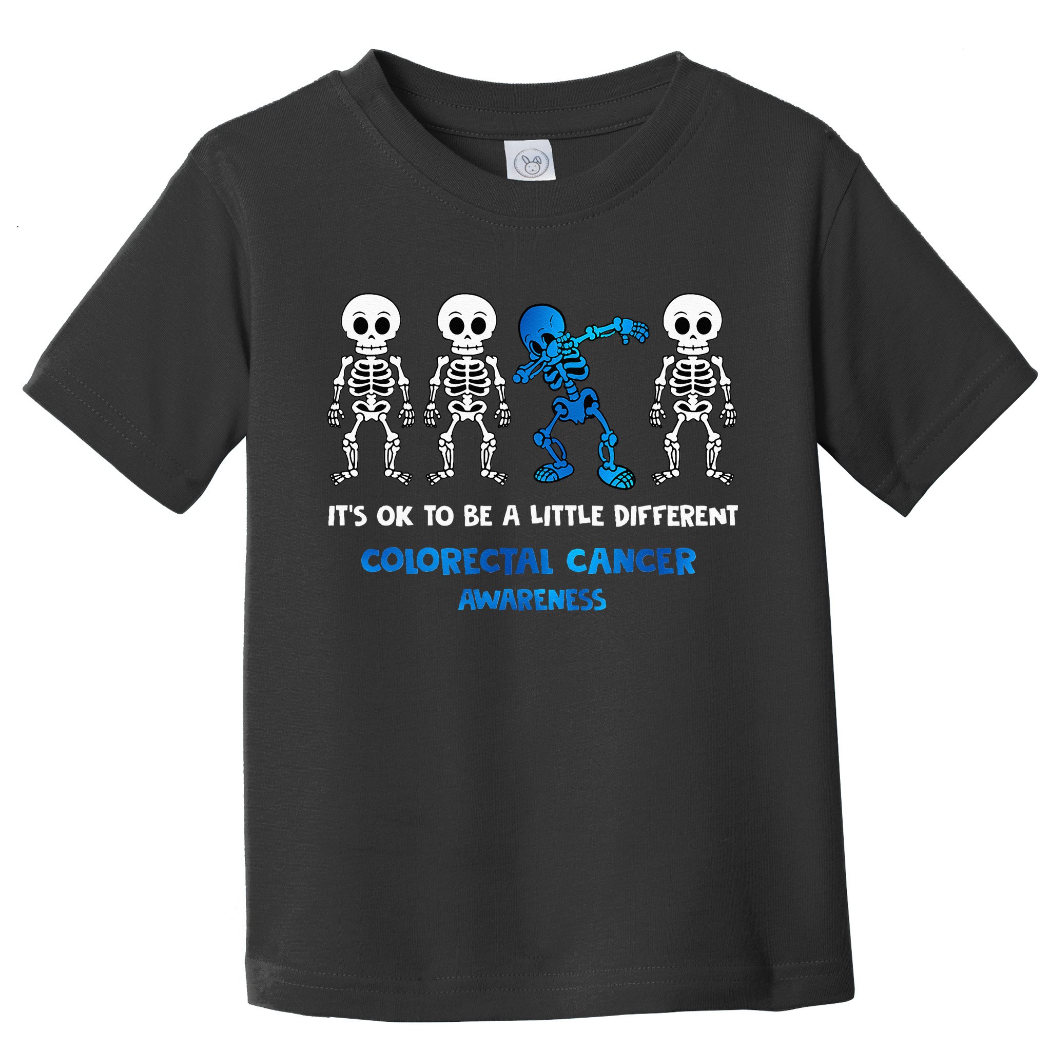 It's OK To Be A Little Different Colorectal Cancer Awareness Toddler T-Shirt