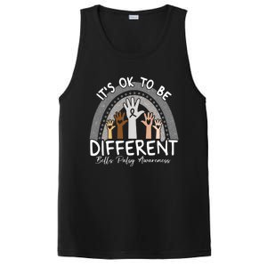 It's Ok To Be Different Bell’s Palsy Awareness Silver Funny Gift PosiCharge Competitor Tank