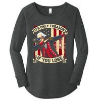 ItS Only Treason If You Lose George Washington Women's Perfect Tri Tunic Long Sleeve Shirt