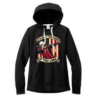 ItS Only Treason If You Lose George Washington Women's Fleece Hoodie