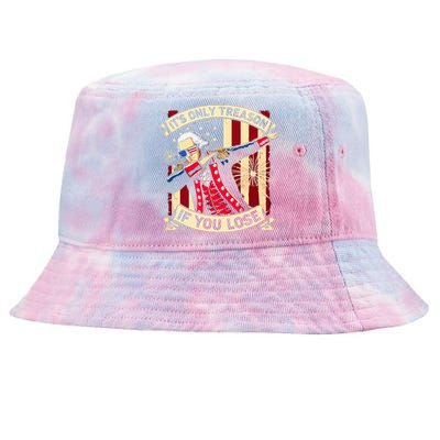 ItS Only Treason If You Lose George Washington Tie-Dyed Bucket Hat