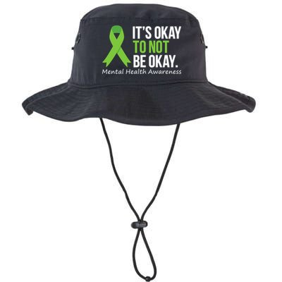 Its Okay To Not Be Okay Mental Health Awareness Ribbon Bucket Hat