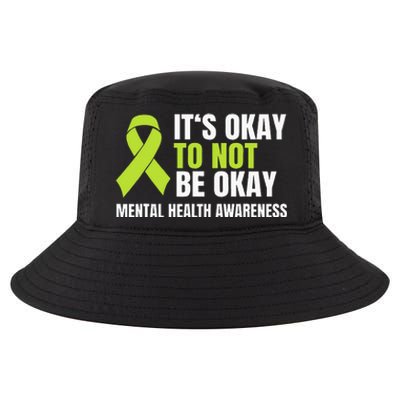 ItS Okay To Not Be Okay Mental Health Ribbon Cool Comfort Performance Bucket Hat