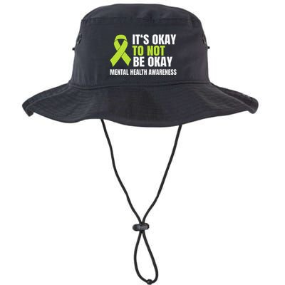 ItS Okay To Not Be Okay Mental Health Ribbon Bucket Hat