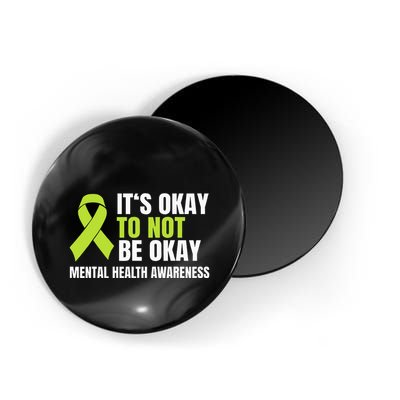 ItS Okay To Not Be Okay Mental Health Ribbon Magnet