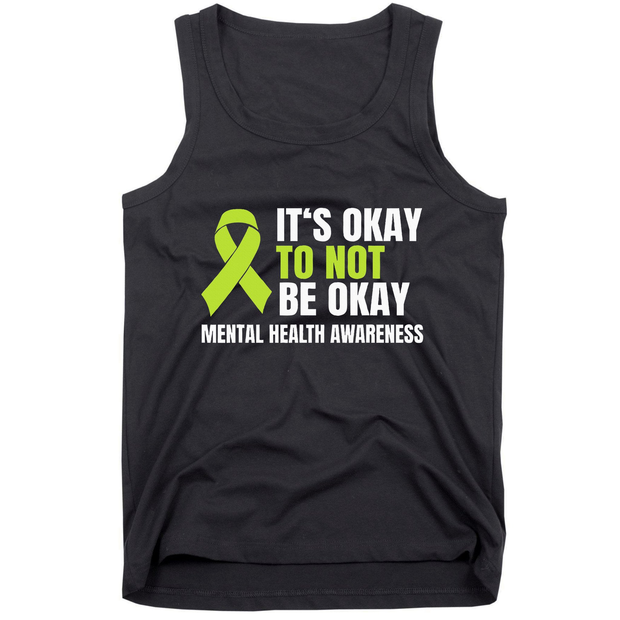ItS Okay To Not Be Okay Mental Health Ribbon Tank Top