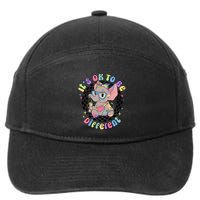Its Ok To Be Different Bougie Autism Elephant 7-Panel Snapback Hat