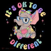 Its Ok To Be Different Bougie Autism Elephant Sustainable Beanie
