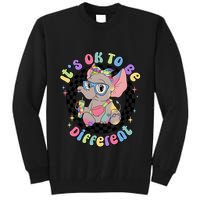 Its Ok To Be Different Bougie Autism Elephant Tall Sweatshirt