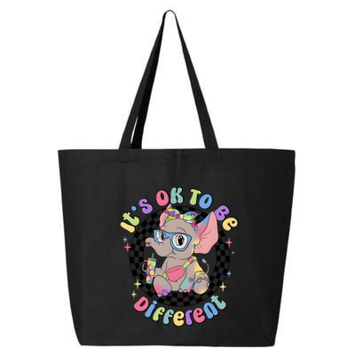 Its Ok To Be Different Bougie Autism Elephant 25L Jumbo Tote