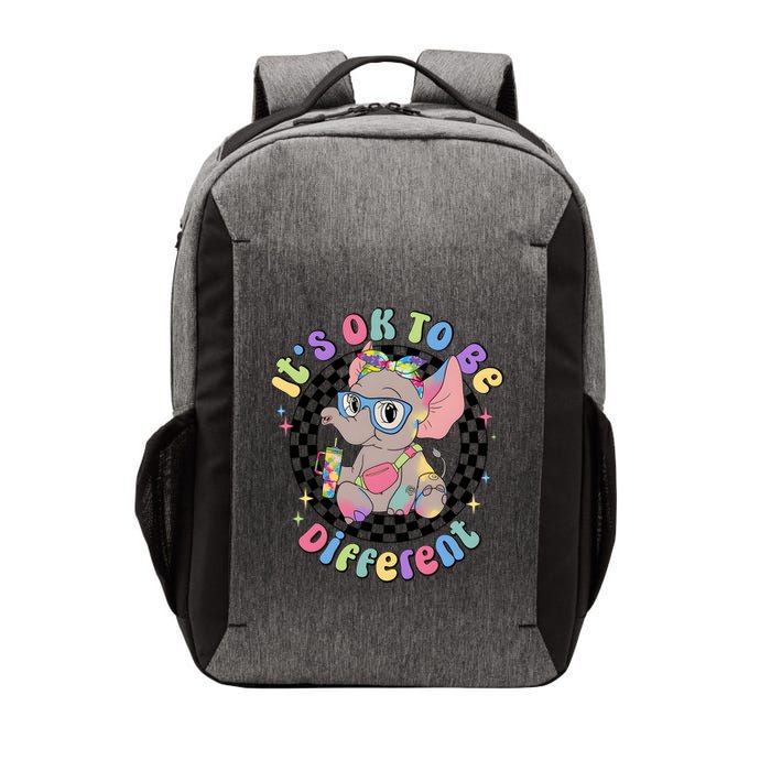 Its Ok To Be Different Bougie Autism Elephant Vector Backpack