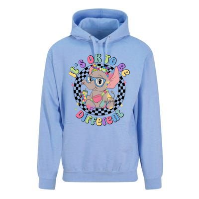 Its Ok To Be Different Bougie Autism Elephant Unisex Surf Hoodie