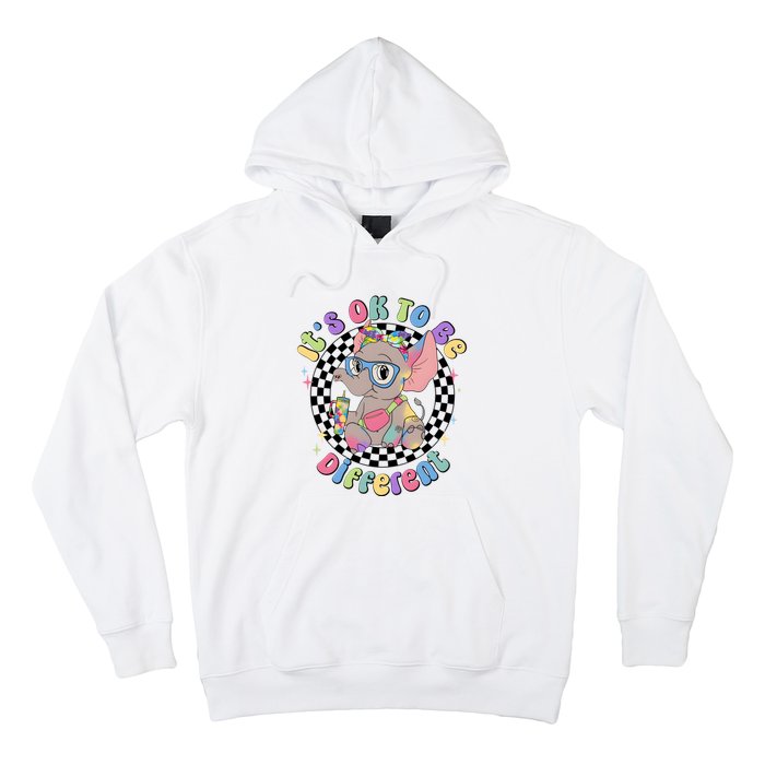 Its Ok To Be Different Bougie Autism Elephant Hoodie