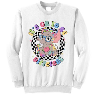 Its Ok To Be Different Bougie Autism Elephant Sweatshirt