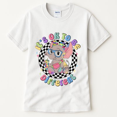Its Ok To Be Different Bougie Autism Elephant Tall T-Shirt