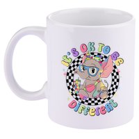 Its Ok To Be Different Bougie Autism Elephant 11oz C Handle Ceramic Mug