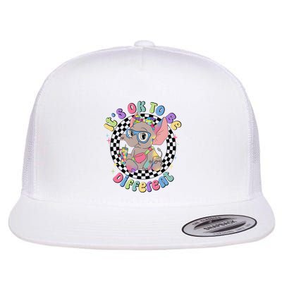 Its Ok To Be Different Bougie Autism Elephant Flatbill Hat