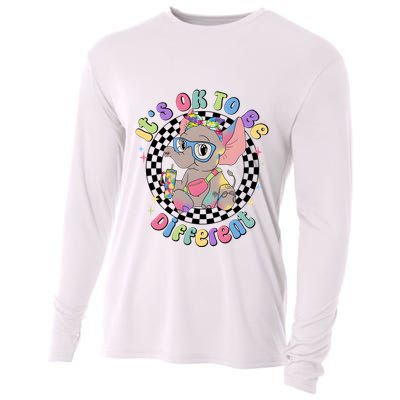 Its Ok To Be Different Bougie Autism Elephant Cooling Performance Long Sleeve Crew