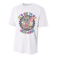 Its Ok To Be Different Bougie Autism Elephant Performance Sprint T-Shirt