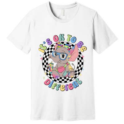 Its Ok To Be Different Bougie Autism Elephant Premium T-Shirt