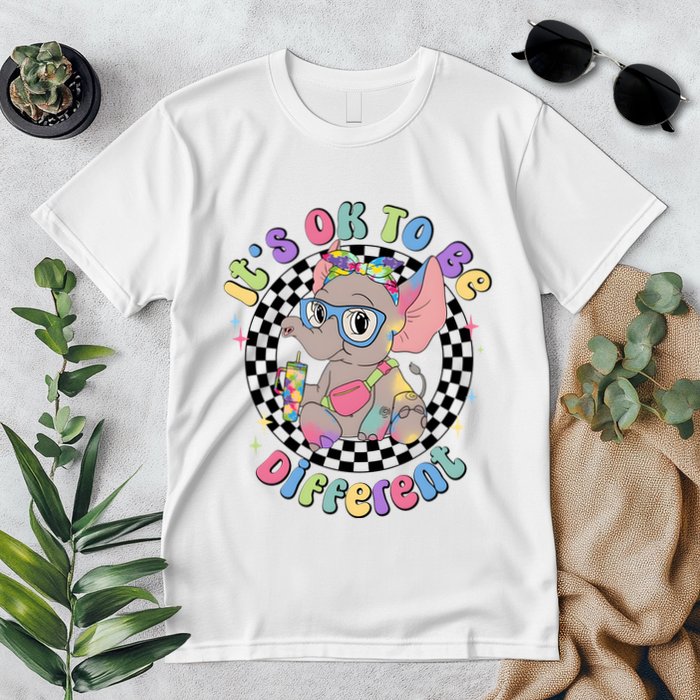 Its Ok To Be Different Bougie Autism Elephant Premium T-Shirt
