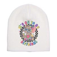 Its Ok To Be Different Bougie Autism Elephant Short Acrylic Beanie
