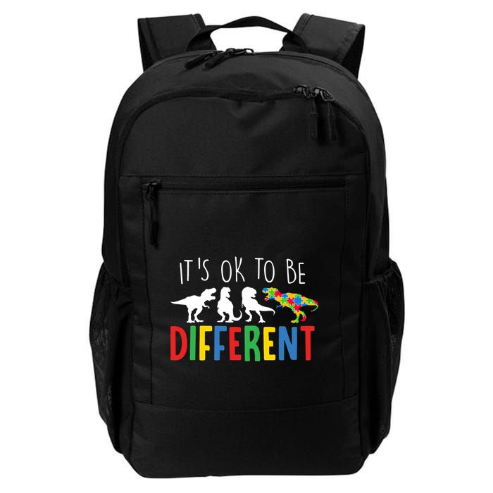 Its Ok To Be Different Autism Awareness Dinosaurs Backpack