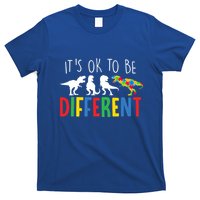 Its Ok To Be Different Autism Awareness Dinosaurs T-Shirt
