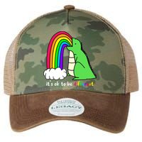 It's Ok To Be Different Autism Awareness Dinosaur Legacy Tie Dye Trucker Hat