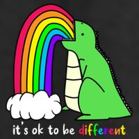 It's Ok To Be Different Autism Awareness Dinosaur Cool Comfort Performance Bucket Hat