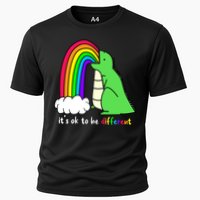 It's Ok To Be Different Autism Awareness Dinosaur Performance Shirt