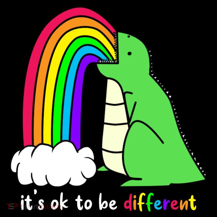 It's Ok To Be Different Autism Awareness Dinosaur City Backpack