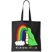 It's Ok To Be Different Autism Awareness Dinosaur Bag