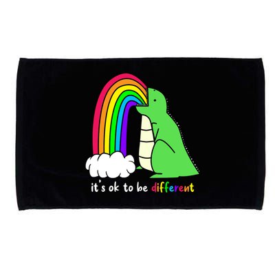 It's Ok To Be Different Autism Awareness Dinosaur Microfiber Hand Towel