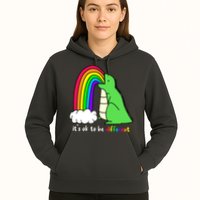 It's Ok To Be Different Autism Awareness Dinosaur Hoodie