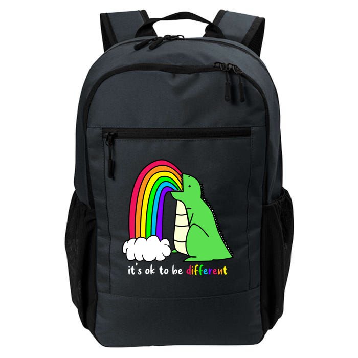 It's Ok To Be Different Autism Awareness Dinosaur Backpack